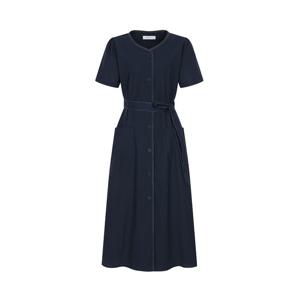 예시카 면 배색 스티치 벨티드 포켓 원피스 YJ3OP540