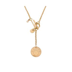 [엘러브] 에르메스 엑스리브리스 네크리스 스몰 모델 18K 로즈골드 다이아몬드 5HA0623