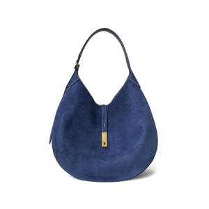 25 FW 폴로 랄프로렌 폴로 ID 스웨이드 하프 문 숄더 백 428922881006 TP439375154