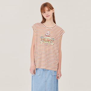 [베네통] 썸머 프린팅 슬리브리스 티셔츠_BATS65531CA