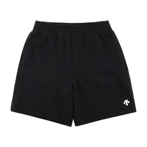 데상트 프렌치테리 5부 니트 반바지 SP323UKH71BLK