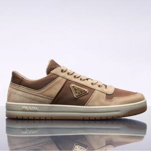 25 FW 프라다 다운타운 Downtown 나일론 스니커즈 베이지 1E792M D7R F0J25