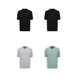 [ANDZ] 앤드지 S S 잔조직 카라넥 반팔 니트 3종 1택(BHF3ET1102)