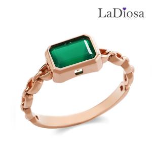 라디오사 14K 오닉스 여성반지 G14D-8520RM