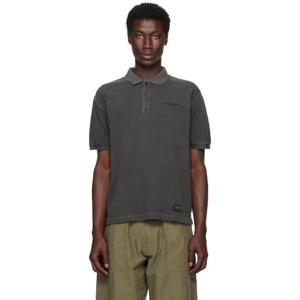 25 FW 네이버후드 남성 그레이 피그먼트다잉 S S 폴로 셔츠 252019M212002