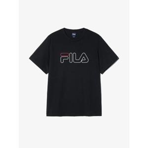 [휠라] FILA 남성용 베이직 빅리니어 반팔티 FS2RSH2102XBLK-1