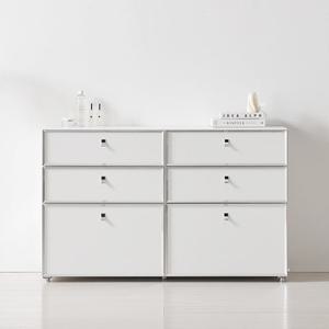 지베스 반트 모듈가구 미드센츄리 1200 높은 서랍장 거실장