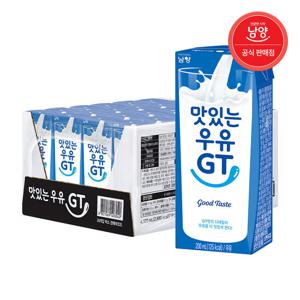 맛있는우유GT 200ml 멸균 흰우유 X 24팩
