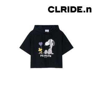 [클라이드]여성 스누피 후드 반팔티셔츠 FPBTS772F