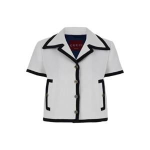 GUCCI 화이트 반팔 재킷 트위드 여성 784829ZAQSO9799