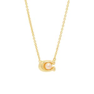 코치 시그니처 여성 목걸이 341916 GLD 651