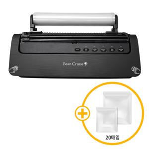 [진공백40매증정]빈크루즈 이중열선 완벽진공  가정용 BCV-150BK 진공포장기+진공백세트 (커터칼 포함)