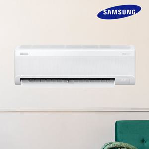 으뜸가전 10%환급 1등급 삼성 AI 무풍 벽걸이 9평 에어컨 리모컨포함 AR60F09D11WS