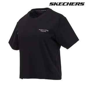 [스케쳐스] 여성 레터링 반팔 티셔츠 SP3WTCEM023