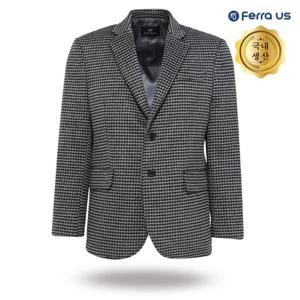 보스케 남자 겨울 골프웨어 골프 체크 모직 마이 자켓 TB2506141417