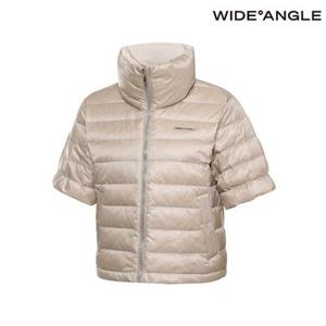 [와이드앵글]  WWW23511E2  CO 씬클라우드 반팔 다운 L (Beige)
