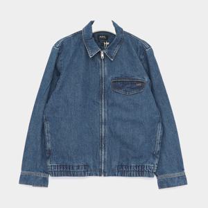 아페세 APC포켓로고 지퍼 데님 남성 자켓 COHJK H32015 IAL