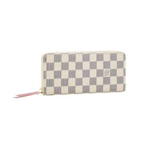 루이비통 클레망스 월렛 다미에 아주르 로즈 발레린 핑크 N61264