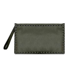 [발렌티노] 락스터드 클러치백/카키/PY2P0692 VAP L90