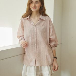 [아워호프] Hope Seersucker Stripe Shirt - Pink [H25SP2-SH02-PIN]