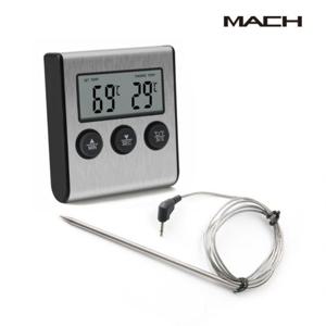 탐침 주방용품 요리용 마하 온도계 심부온도계 타이머