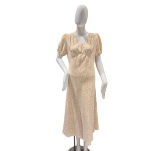 [파파야]브이넥 쉬폰 원피스(PNPROP064B)