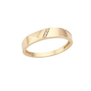 [로이드] 라인스톤 14K 반지 여성 커플링 LRW19044G