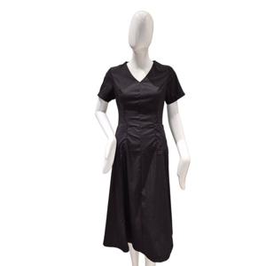 [파파야]브이넥 포켓 원피스(PNPROP047B)