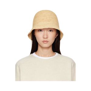 25 FW 스타우드 여성 베이지 마이어스 크로셰 버킷햇 251386F015001