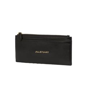 [질스튜어트] 블랙 로고장식 소가죽 슬림 장지갑 JAWA5F530