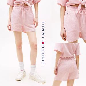 타미힐피거 TOMMY HILFIGER DW20360-TH3 여자 코튼 리넨 혼방 쇼츠 반바지