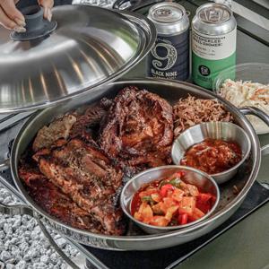 800도씨 캠핑 스텐316TI 그리들 30cm+분리형뚜껑+가방세트