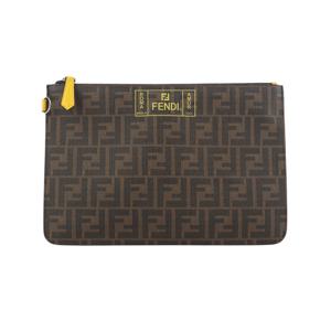 (명품) 펜디 7N0078 FF 로고 캔버스 클러치백