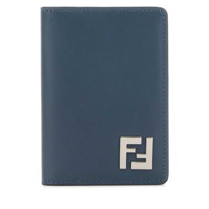 FENDI Air Force blue leather card holder 7M0349AFF2 F1SCC