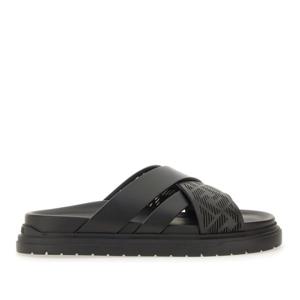 펜디 블랙 크로스 크로스 플랫 샌들 7X1770 ARIDF0ABB