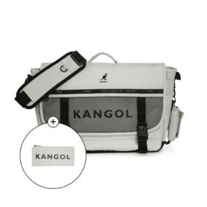 M 캉골크로스백 CQK KREB-MB20910LY 아이콘 퀀텀 메신저백 2091 라이트그레이