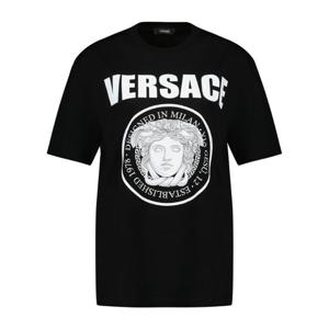 베르사체 메두사 락 블랙 그래픽 티셔츠 1013302 1A15083 1B000