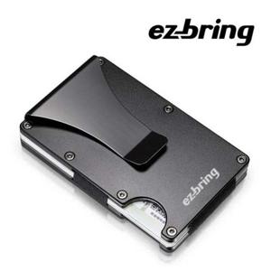 반지갑 ez-bring 이지브링 항공소재 메탈 카드지갑 머니클립 카드정보 도난방지