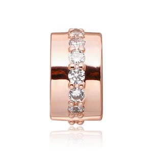 판도라 781972CZ 로즈 샤이닝 패스 클립 참