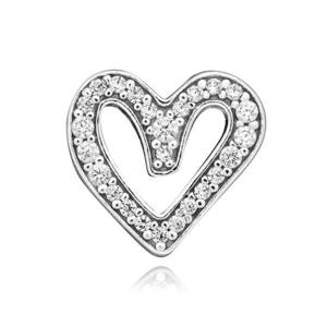 판도라 798692C01 스파클링 프리핸드 하트 참