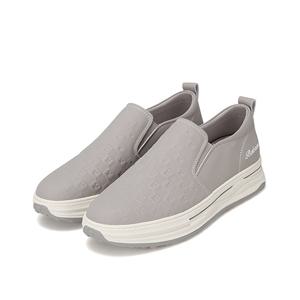 [본사운영] 바바라 소가죽 로고 슬립온 여성스니커즈 3cm_AAH163