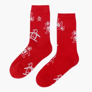 여성 펭귄 그래픽 쿼터 삭스 레드(MQ322LSO74)