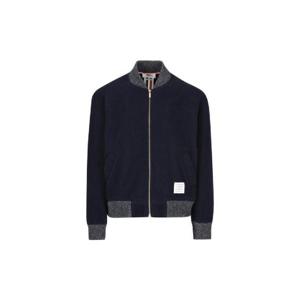 Thom Browne 로고 패치 집업 봄버 재킷 MJT395AJ0100 415 TP944870847