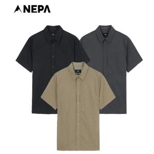 [네파] 남성 여름 디플라이 린넨 반팔 셔츠/남방 7L31560