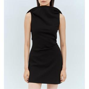 25 FW 자크뮈스 Bordo 라 미니 로브 숏 드레스 블랙 24H243DR176 1667 990