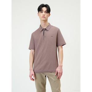 닥스 골프 남성 24FW 스테디셀러스트라이프 레터 로고 폴로 티셔츠 (PINK) WGTS4C501P2