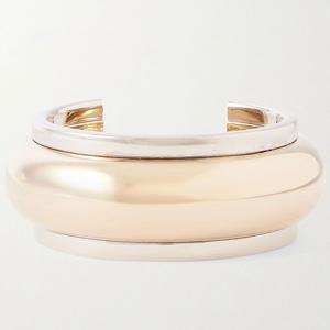 25 FW 생로랑 Bumpy 범피 오픈 커프 뱅글 브레이슬릿 806513 Y1500 9482