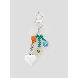 (19578ZWY43) [에잇세컨즈] 플라워 비즈 키링  그레이