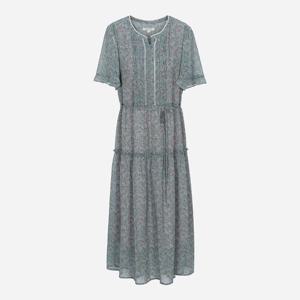 [써스데이아일랜드]플라워 쉬폰 프릴 원피스(T254MOP242W)