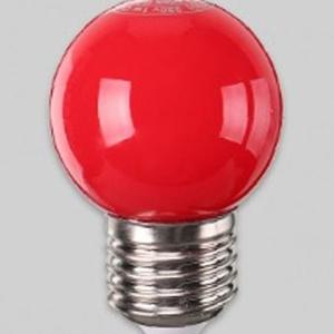 LED 인지구 칼라 전구 1W 레드 일광전구